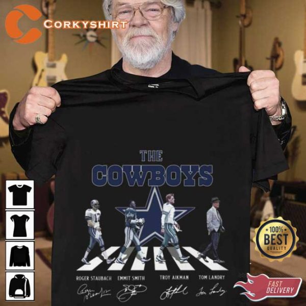 The Cowboy Michael Irvin Emmitt Smith Daryl Johnston Troy Aikman Tee