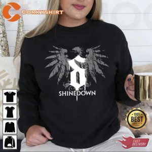The Eagle Symbol Shinedown Rock Band T-shirt (2)