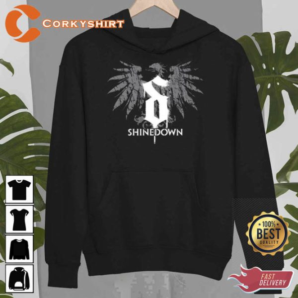 The Eagle Symbol Shinedown Rock Band T-shirt