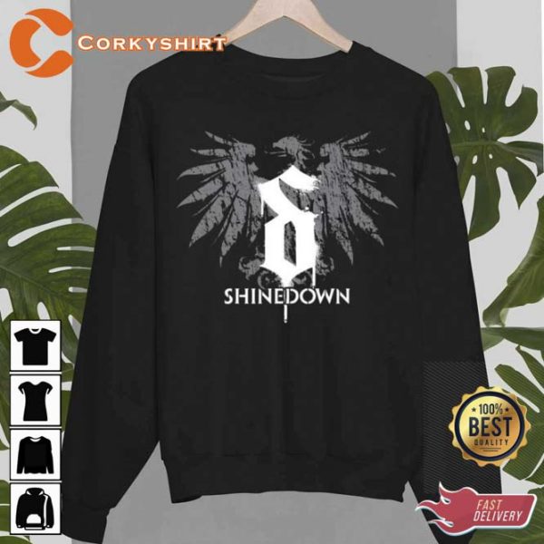 The Eagle Symbol Shinedown Rock Band T-shirt