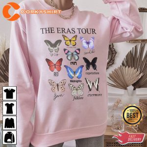 The Eras Tour 10 Butterfly Shirt Design 2