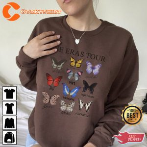 The Eras Tour 10 Butterfly Shirt Design 4