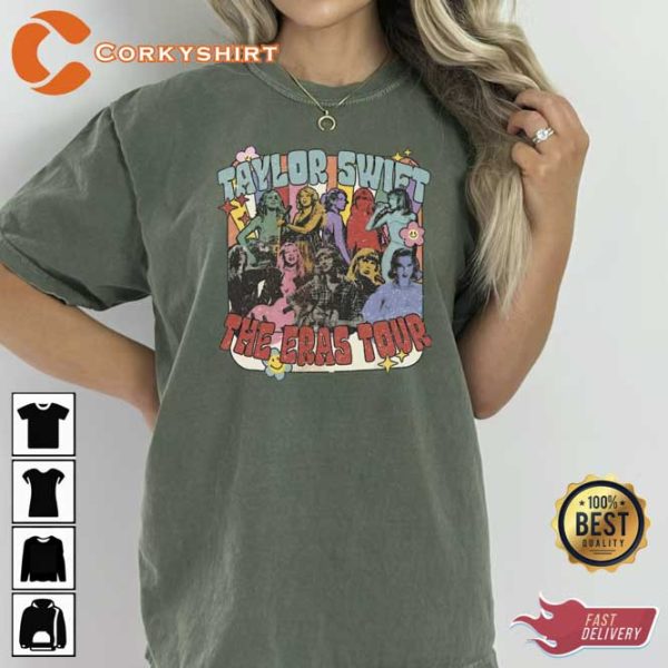 The Eras Tour Taylor Vintage Retro Concert Tee Shirt