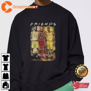 The Friends Kobe Bryant Michael Jordan And Lebron James Signatures Shirt