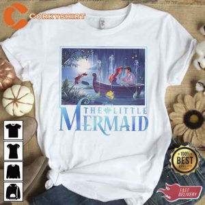 The Little Mermaid Ariel Eric Grotto Portrait T-shirt (1)