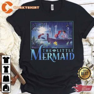 The Little Mermaid Ariel Eric Grotto Portrait T-shirt (2)