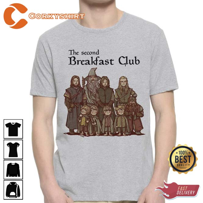 The Second Breakfast Club Lord of the Rings Chibi Design Tee