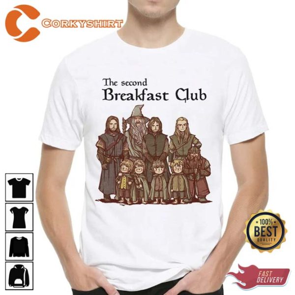 The Second Breakfast Club Lord of the Rings Chibi Design Tee