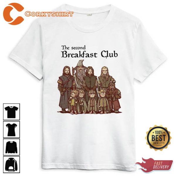 The Second Breakfast Club Lord of the Rings Chibi Design Tee