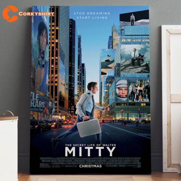 The Secret Life of Walter Mitty Poster Canvas Home Decor