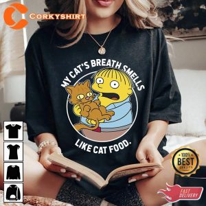 The Simpsons Ralph My Cat’s Breath Smells Like Cat Food T-Shirt