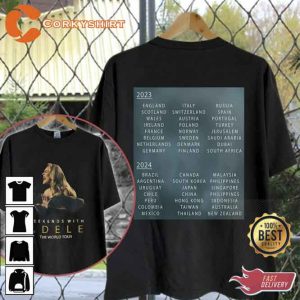 The Weekends With Adele The World Tour 2023-2024 Shirt