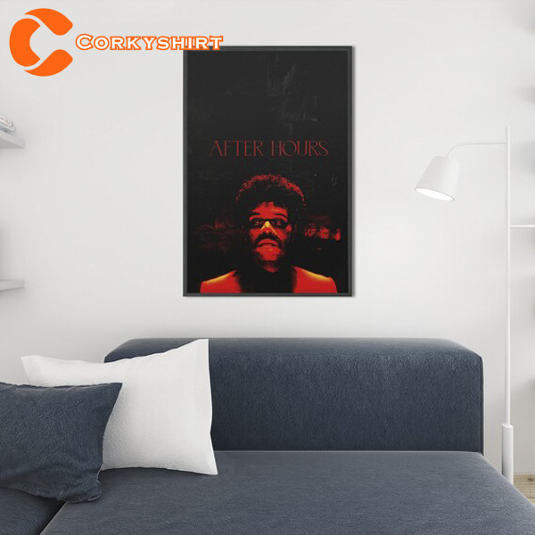 The Weeknd Aesthetic Poster Gradient Wall Art