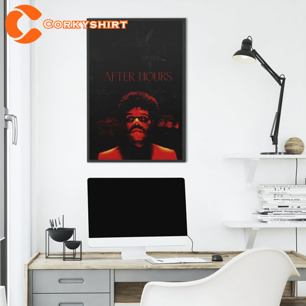 The Weeknd Aesthetic Poster Gradient Wall Art