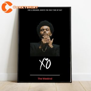 The Weeknd Colorful Printable XO Poster