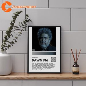 The Weeknd Dawn FM Poster Home Decor