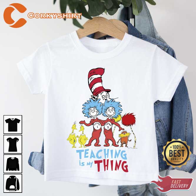 Thing One Two Dr Seuss Day T-shirt2