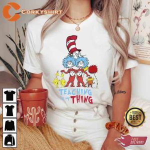 Thing One Two Dr Seuss Day T-shirt