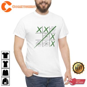 Tic Tac Toe St Patricks Day T-Shirt Funny St Patrick Day 3