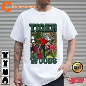 Tiger Woods Golf Vintage Masters Bootleg T-Shirt