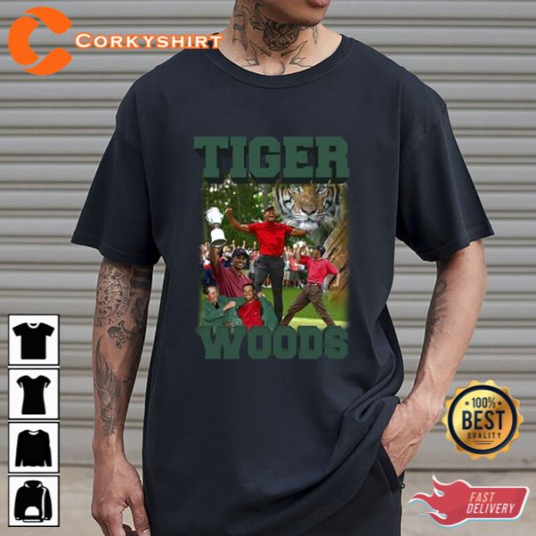 Tiger Woods Golf Vintage Masters Bootleg T-Shirt