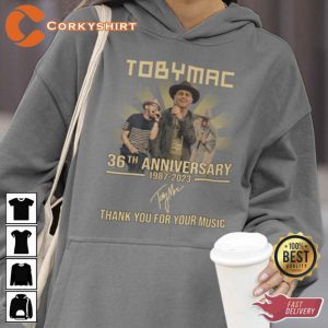 Tobymac 36th Anniversary 1987-2023 Shirt