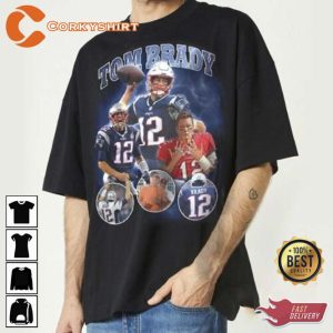 Tom Brady 90s Style Bootleg Tee Graphic T-shirt