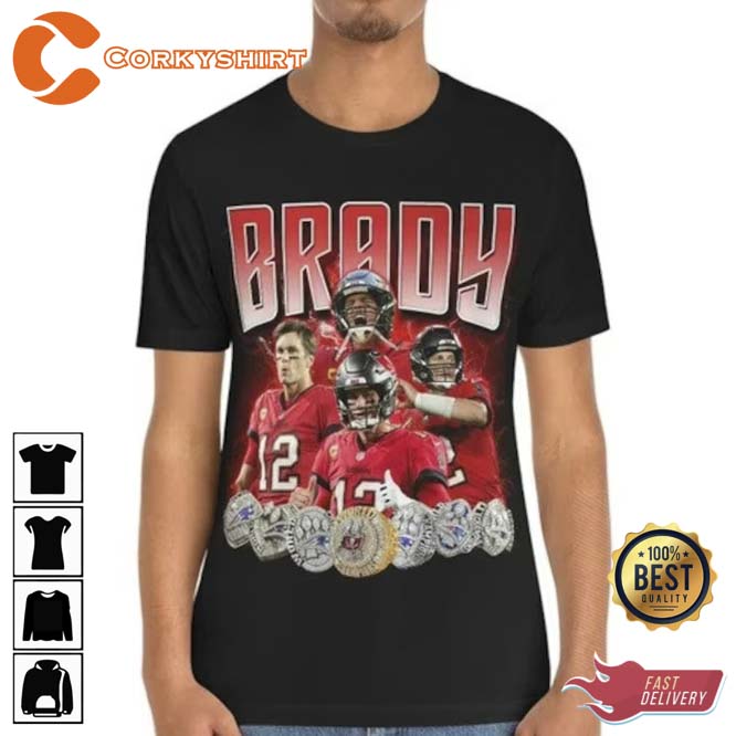 Tom Brady Football Vintage 90s Bootleg Sweatshirt Shirt