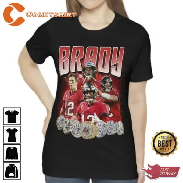 Tom Brady 90s Style Vintage Bootleg Shirt