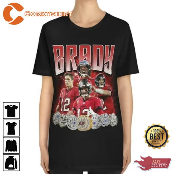 Tom Brady 90s Style Vintage Bootleg Shirt