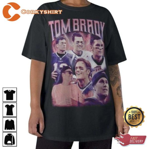 Tom Brady Football Graphic Shirt