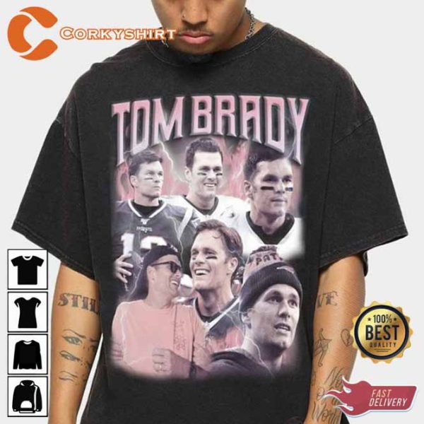 Tom Brady Football Graphic Shirt