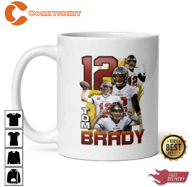 Tampa Bay Buccaneers Super Bowl LV Champs Brady Yoda White Coffee Mug Fan  Gift