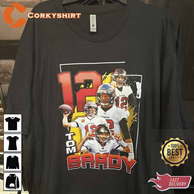 Tom Brady buccaneers Fake Craft Beer Label T-shirt 