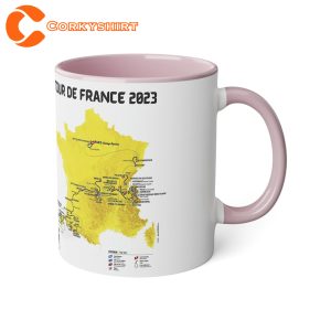 Tour de France 2023 Official Route Mug 3