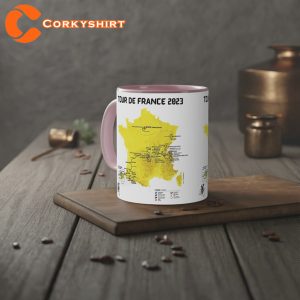 Tour de France 2023 Official Route Mug 4