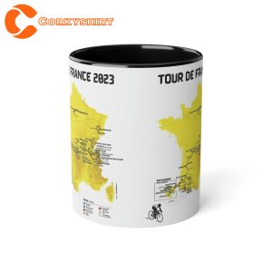 Tour de France 2023 Official Route Mug 6