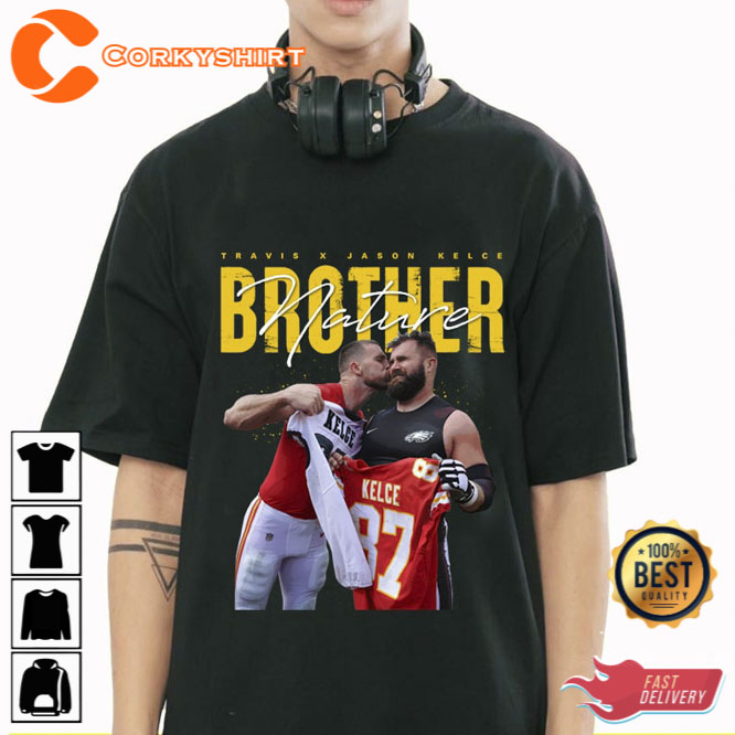 Travis Kelce Jason Kelce Shirt Kelce Brothers Tee (2)