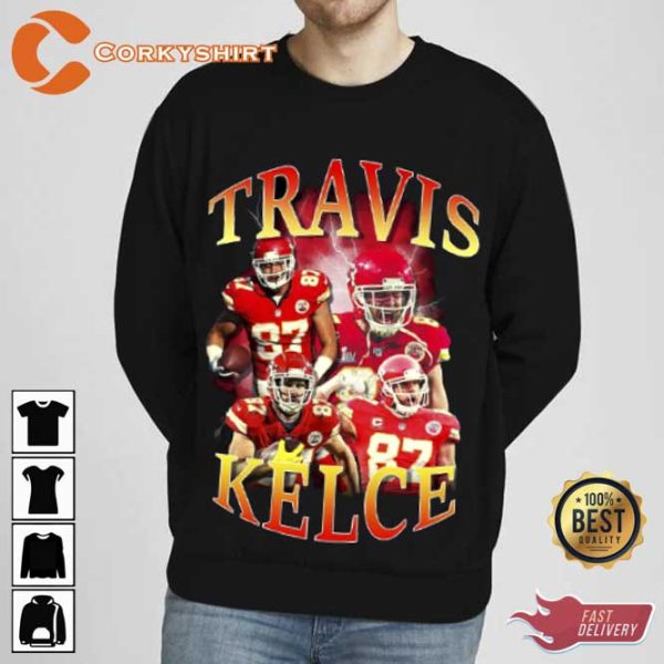 Travis Kelce Shirt Vintage 90s Best Seller Sweatshirt