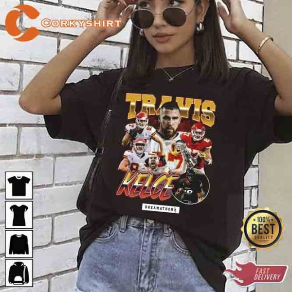 Travis Kelce Shirt Vintage 90s Tee Shirt