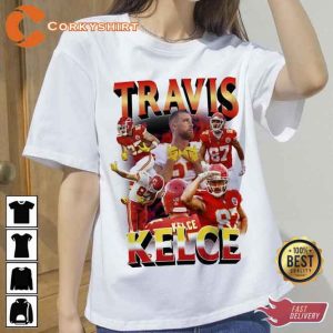 Travis Kelce Super Bowl 2023 Bootleg T-Shirt