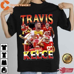 Travis Kelce Super Bowl 2023 Bootleg T-Shirt (2)