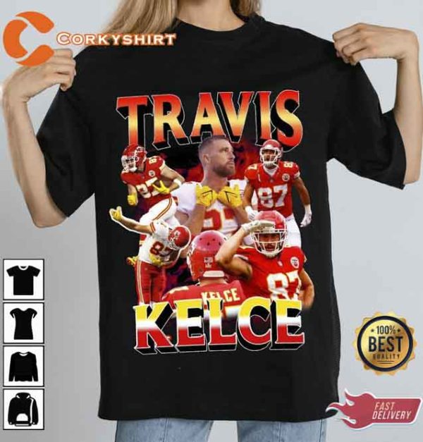Travis Kelce Super Bowl 2023 Bootleg T-Shirt