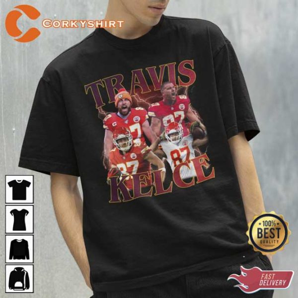 Travis Kelce Tight End Homage Unisex Tee Shirt