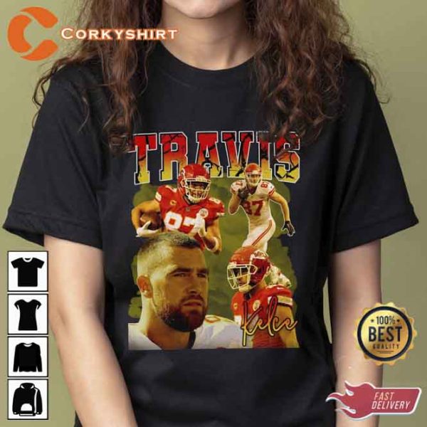 Travis Kelce KC Chiefs Bootleg Tee Shirt