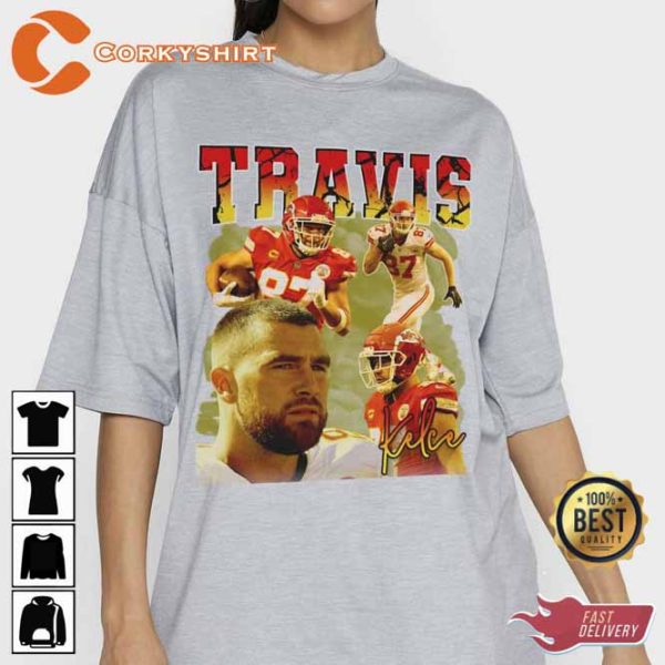 Travis Kelce KC Chiefs Bootleg Tee Shirt