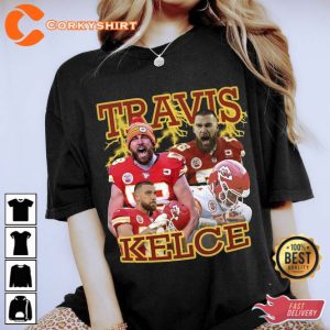 Travis Kelce Vintage 90s Shirt Travis Kelce Tee