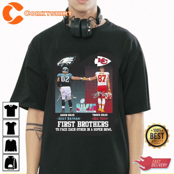 Travis Kelce vs Jason Kelce Hot Unisex Shirt