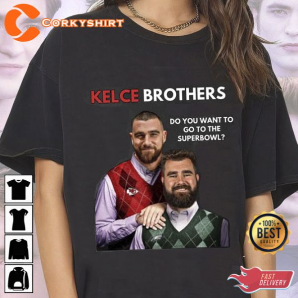 Travis Kelce vs Jason Kelce Shirt Kelce Brothers Tee