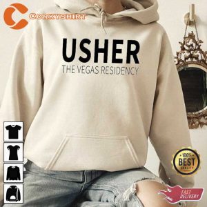 Trending Usher My Way The Vegas Residency Tour 2023 T-shirt6